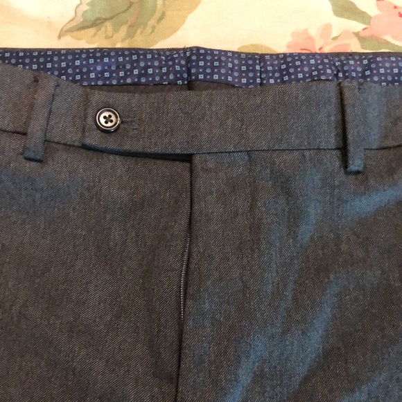 RALPH LAUREN Trouser Size 40”W 29”L Gray Flat Trouser Career Timeless $149 NEW - Picture 10 of 12